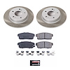 SC1169 Semi-Coated Rotor & Low-Dust Ceramic Brake Pad Kit - image 1