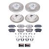 SC117 Semi-Coated Rotor & Low-Dust Ceramic Brake Pad Kit - image 1