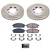 SC1175 Semi-Coated Rotor & Low-Dust Ceramic Brake Pad Kit - image 1