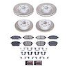 SC119 Semi-Coated Rotor & Low-Dust Ceramic Brake Pad Kit - image 1