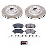 SC120 Semi-Coated Rotor & Low-Dust Ceramic Brake Pad Kit - image 1