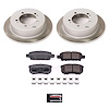SC1202 Semi-Coated Rotor & Low-Dust Ceramic Brake Pad Kit - image 1