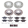 SC121 Semi-Coated Rotor & Low-Dust Ceramic Brake Pad Kit - image 1