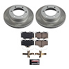 SC1233 Semi-Coated Rotor & Low-Dust Ceramic Brake Pad Kit - image 1