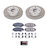SC1239 Semi-Coated Rotor & Low-Dust Ceramic Brake Pad Kit - image 1