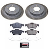 SC124 Semi-Coated Rotor & Low-Dust Ceramic Brake Pad Kit - image 1