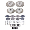 SC1240 Semi-Coated Rotor & Low-Dust Ceramic Brake Pad Kit - image 1