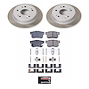 SC1243 Semi-Coated Rotor & Low-Dust Ceramic Brake Pad Kit - image 1