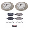 SC129 Semi-Coated Rotor & Low-Dust Ceramic Brake Pad Kit - image 1