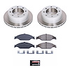 SC1301 Semi-Coated Rotor & Low-Dust Ceramic Brake Pad Kit - image 1