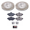 SC1325 Semi-Coated Rotor & Low-Dust Ceramic Brake Pad Kit - image 1