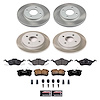 SC1359 Semi-Coated Rotor & Low-Dust Ceramic Brake Pad Kit - image 1