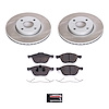 SC1377 Semi-Coated Rotor & Low-Dust Ceramic Brake Pad Kit - image 1