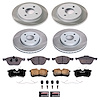 SC1378 Semi-Coated Rotor & Low-Dust Ceramic Brake Pad Kit - image 1