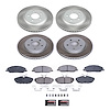 SC1381 Semi-Coated Rotor & Low-Dust Ceramic Brake Pad Kit - image 1