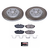 SC1384 Semi-Coated Rotor & Low-Dust Ceramic Brake Pad Kit - image 1