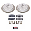 SC1440 Semi-Coated Rotor & Low-Dust Ceramic Brake Pad Kit - image 1