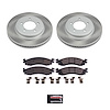 SC1441 Semi-Coated Rotor & Low-Dust Ceramic Brake Pad Kit - image 1
