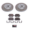 SC1448 Semi-Coated Rotor & Low-Dust Ceramic Brake Pad Kit - image 1