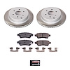 SC147 Semi-Coated Rotor & Low-Dust Ceramic Brake Pad Kit - image 1