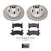 SC1482 Semi-Coated Rotor & Low-Dust Ceramic Brake Pad Kit - image 1