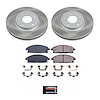SC150 Semi-Coated Rotor & Low-Dust Ceramic Brake Pad Kit - image 1