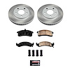 SC1532 Semi-Coated Rotor & Low-Dust Ceramic Brake Pad Kit - image 1