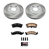 SC1534 Semi-Coated Rotor & Low-Dust Ceramic Brake Pad Kit - image 1