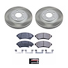 SC1542 Semi-Coated Rotor & Low-Dust Ceramic Brake Pad Kit - image 1