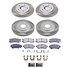 SC1543 Semi-Coated Rotor & Low-Dust Ceramic Brake Pad Kit - image 1