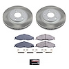 SC1547 Semi-Coated Rotor & Low-Dust Ceramic Brake Pad Kit - image 1