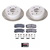SC155 Semi-Coated Rotor & Low-Dust Ceramic Brake Pad Kit - image 1