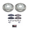 SC1551 Semi-Coated Rotor & Low-Dust Ceramic Brake Pad Kit - image 1