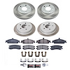 SC1552 Semi-Coated Rotor & Low-Dust Ceramic Brake Pad Kit - image 1