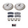 SC1558 Semi-Coated Rotor & Low-Dust Ceramic Brake Pad Kit - image 1