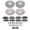 SC1587 Semi-Coated Rotor & Low-Dust Ceramic Brake Pad Kit - image 1