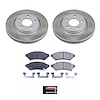 SC1588 Semi-Coated Rotor & Low-Dust Ceramic Brake Pad Kit - image 1