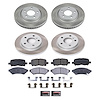 SC1589 Semi-Coated Rotor & Low-Dust Ceramic Brake Pad Kit - image 1