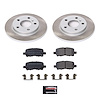 SC1602 Semi-Coated Rotor & Low-Dust Ceramic Brake Pad Kit - image 1