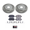 SC1604 Semi-Coated Rotor & Low-Dust Ceramic Brake Pad Kit - image 1