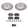 SC1610 Semi-Coated Rotor & Low-Dust Ceramic Brake Pad Kit - image 1