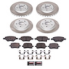 SC1612 Semi-Coated Rotor & Low-Dust Ceramic Brake Pad Kit - image 1