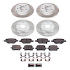 SC1618 Semi-Coated Rotor & Low-Dust Ceramic Brake Pad Kit - image 1