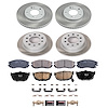 SC164 Semi-Coated Rotor & Low-Dust Ceramic Brake Pad Kit - image 1