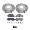 SC1678 Semi-Coated Rotor & Low-Dust Ceramic Brake Pad Kit - image 1