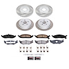 SC1680 Semi-Coated Rotor & Low-Dust Ceramic Brake Pad Kit - image 1