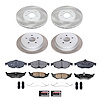 SC1685 Semi-Coated Rotor & Low-Dust Ceramic Brake Pad Kit - image 1
