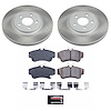SC1704 Semi-Coated Rotor & Low-Dust Ceramic Brake Pad Kit - image 1