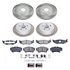 SC1705 Semi-Coated Rotor & Low-Dust Ceramic Brake Pad Kit - image 1