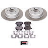 SC1719 Semi-Coated Rotor & Low-Dust Ceramic Brake Pad Kit - image 1